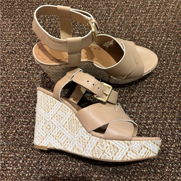Beige Wedges - Picture 1 of 3